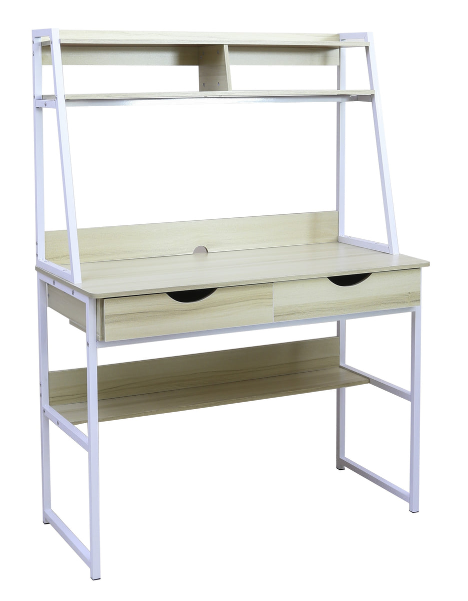 Wooden Steel Study Desk Modern Design Computer Table for Kids Students ...